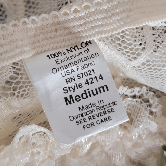 Vintage Women S/M "Private Luxuries" Lace Lingerie Babydoll 90s Madonna LIKE NEW - Picture 6 of 14